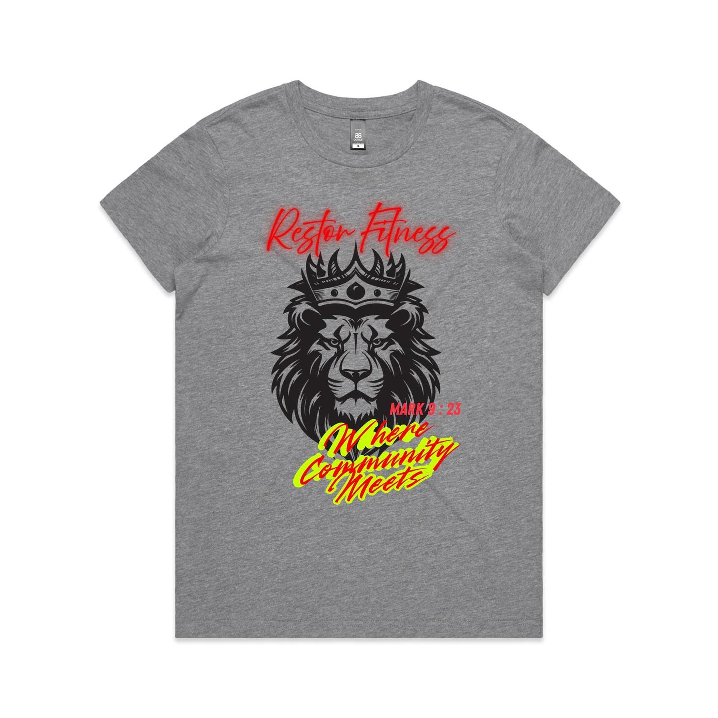 Where community meets- Women's Maple Tee