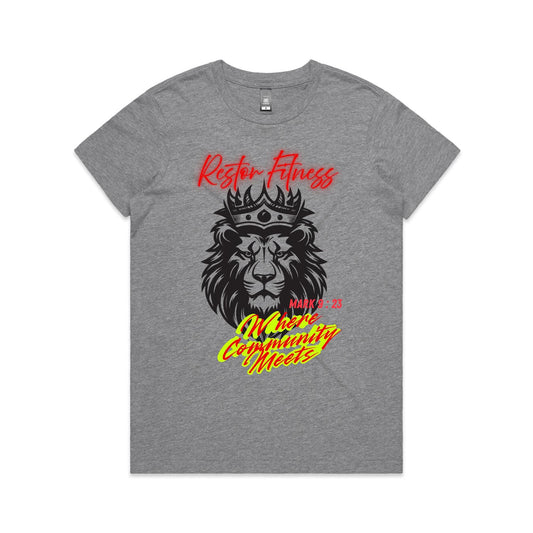 Where community meets- Women's Maple Tee